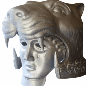 Full size wearable replica of the Gladiator Tigris of Gaul helmet for prop or cosplay