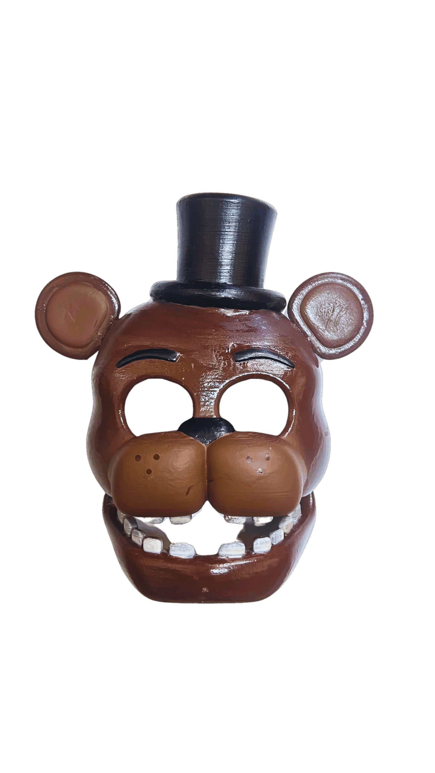 FNAF Freddy Fazbear Mask – Five Nights at Freddy’s 3D Printed & Hand ...