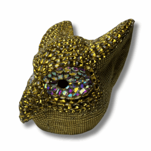 Squid Game Owl Boss Mask 3D printed hand-painted hand-jeweled VIP helmet for cosplay and Halloween